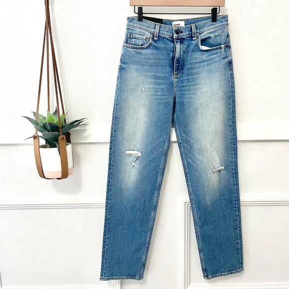 NWT ASKK NY Straight Firebird Jeans W1231K675FIR Size 28 - Picture 2 of 8